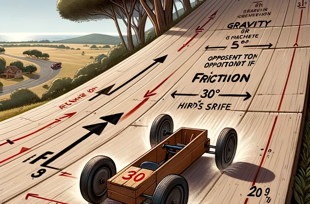 Analyse des Forces en Jeu sur une Pente