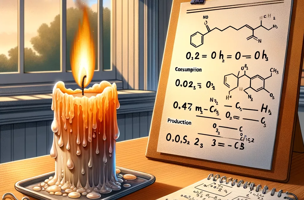 Combustion de la bougie