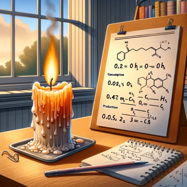 Combustion de la bougie
