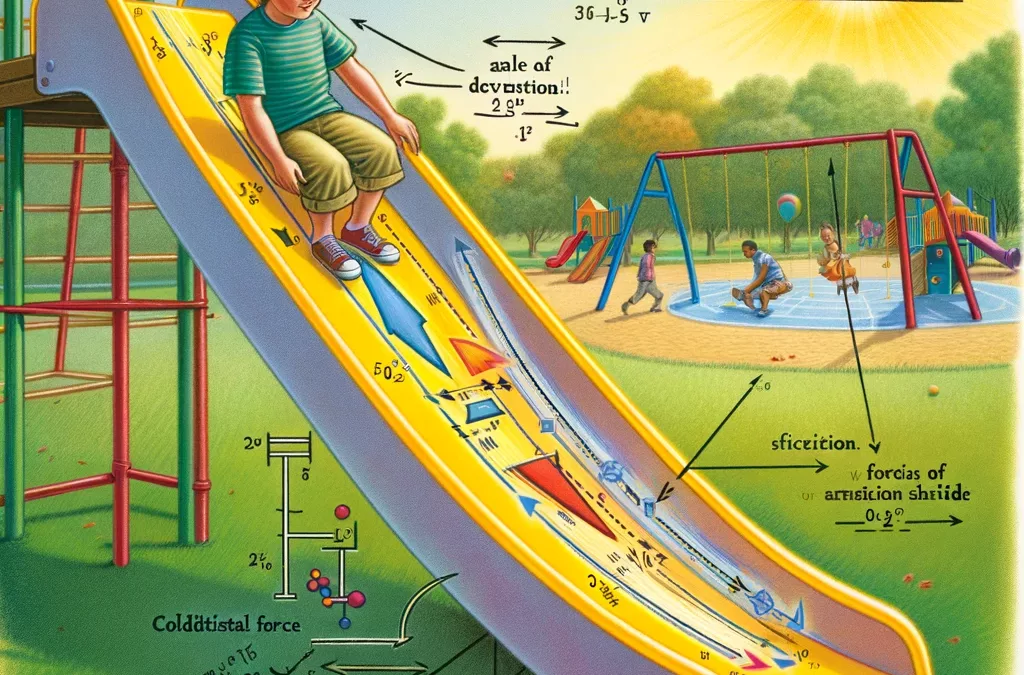 Forces de Frottement sur un Toboggan