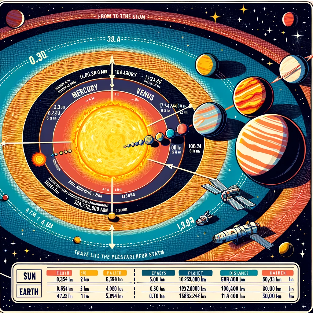 Calcul de la Distance dans le Système Solaire