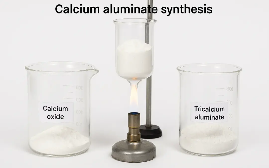 Synthèse de l&rsquo;aluminate de calcium