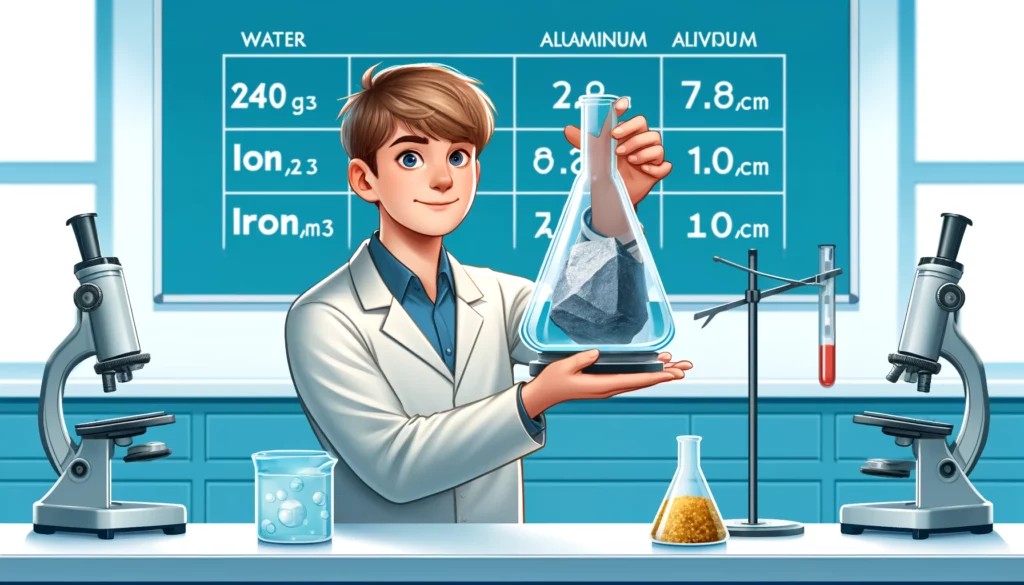 Calcul de la Densité d'une Nouvelle Découverte exercices physique chimie