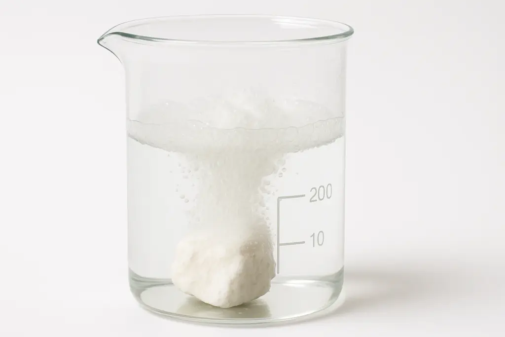 L'acide chlorhydrique et le carbonate de calcium