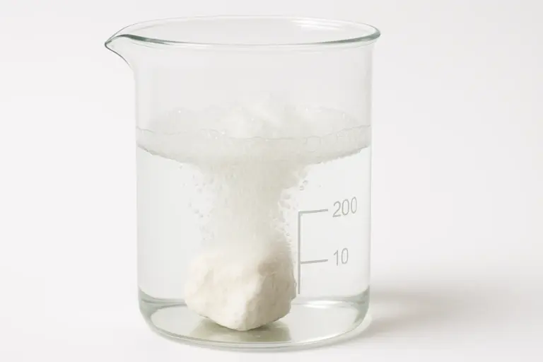 L'acide chlorhydrique et le carbonate de calcium
