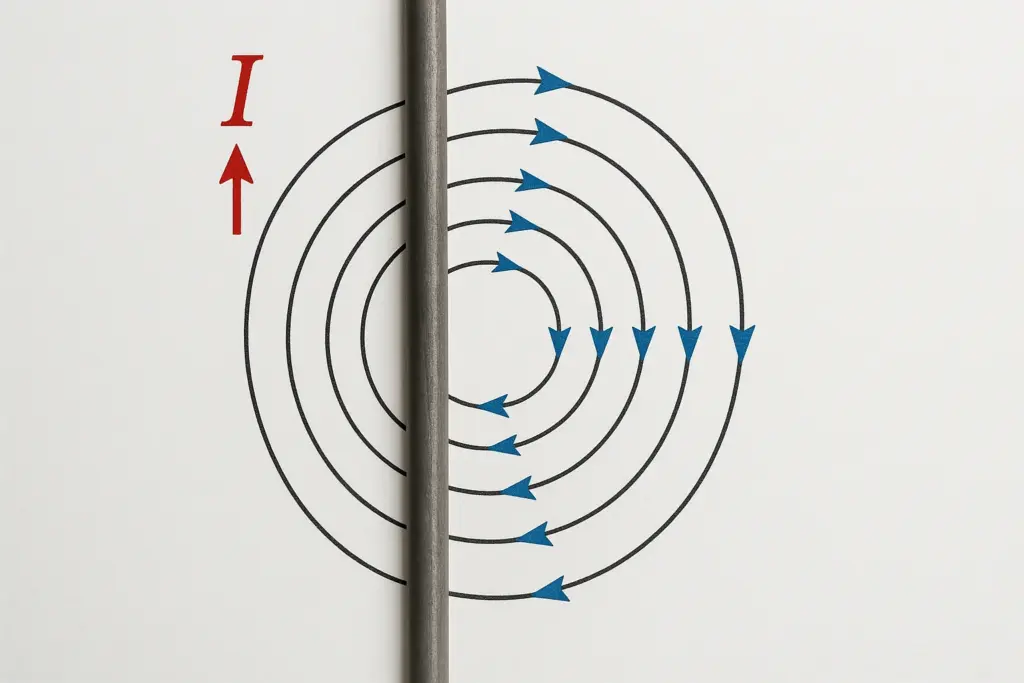 Calcul du champ magnétique d'un fil