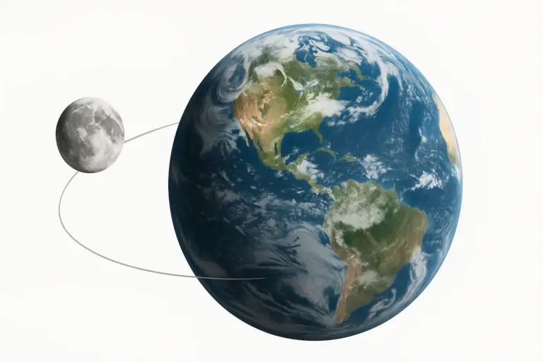 Interaction gravitationnelle entre la Terre et la Lune exercices physique chimie
