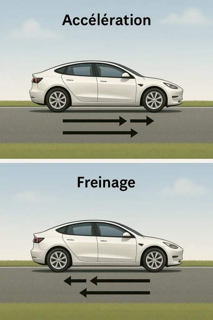 Vitesse et Freinage des Voitures Électriques