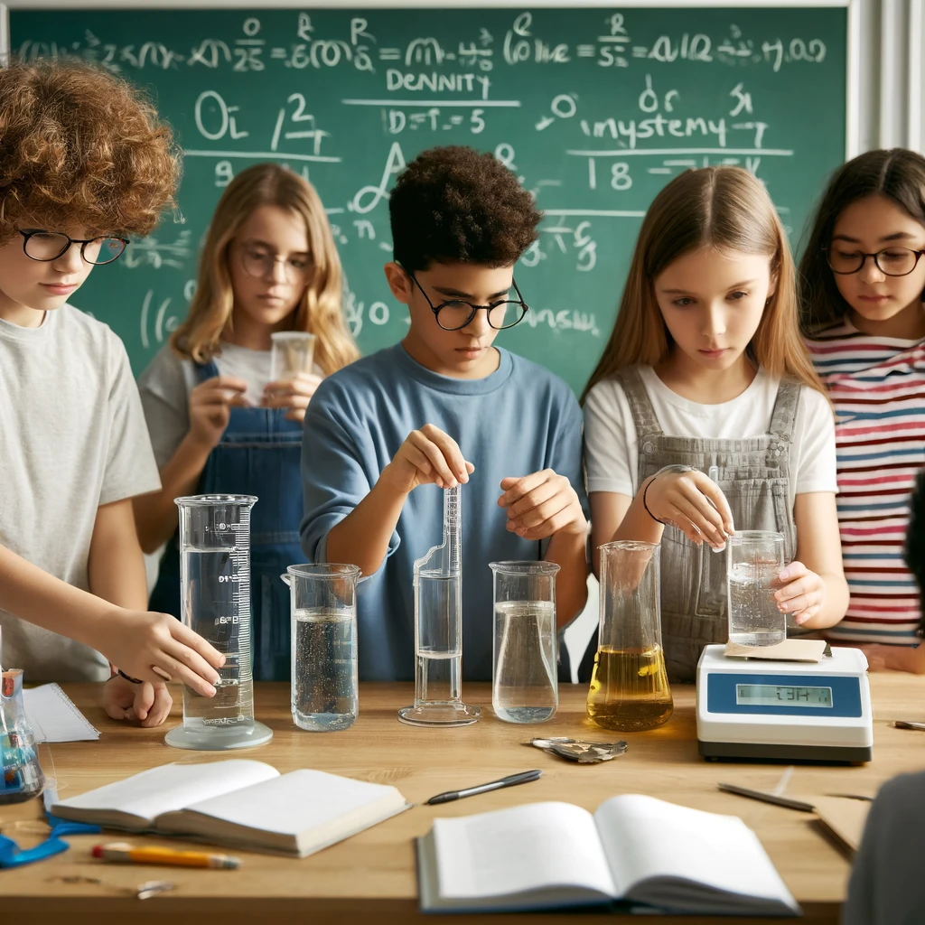 Identifier des Substances par leur Densité