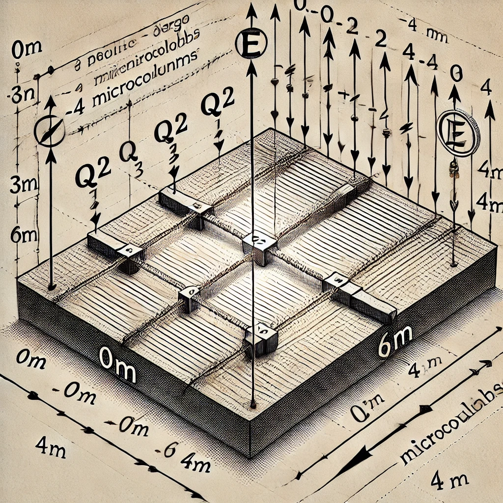 Champ Électrique en Utilisant la Superposition