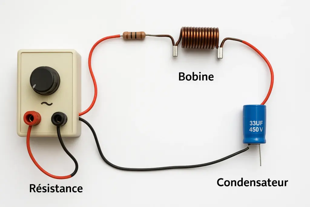 Amplitude du Courant dans un Circuit RLC Série