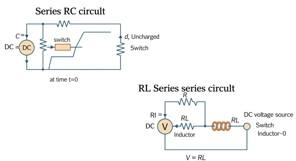 Constantes de Temps RC et RL dans un Circuit