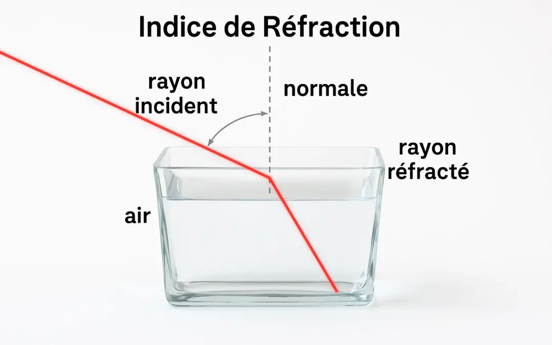 Calcul de l’Indice de Réfraction