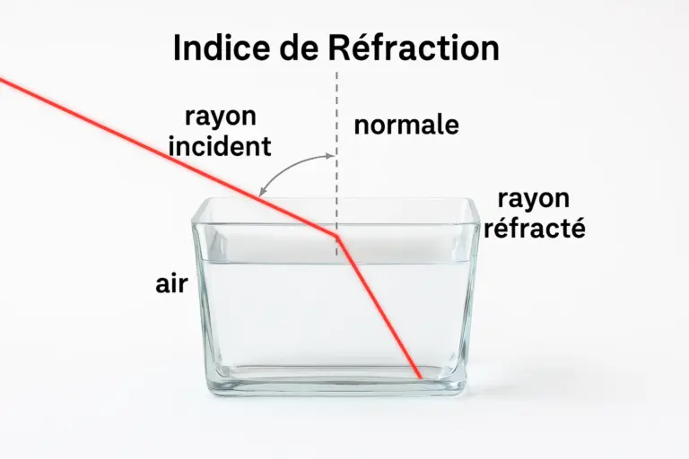 Calcul de l’Indice de Réfraction
