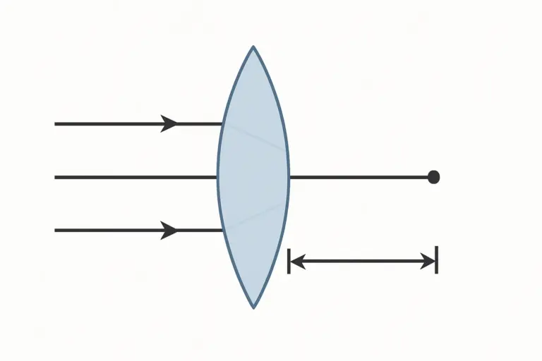 Calcul de la Distance Focale d'une Lentille
