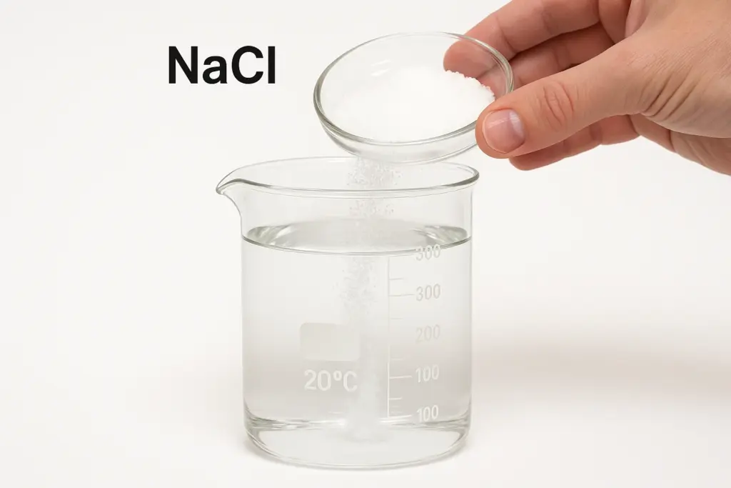 Calcul de la Solubilité du Chlorure de Sodium