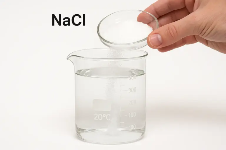 Calcul de la Solubilité du Chlorure de Sodium
