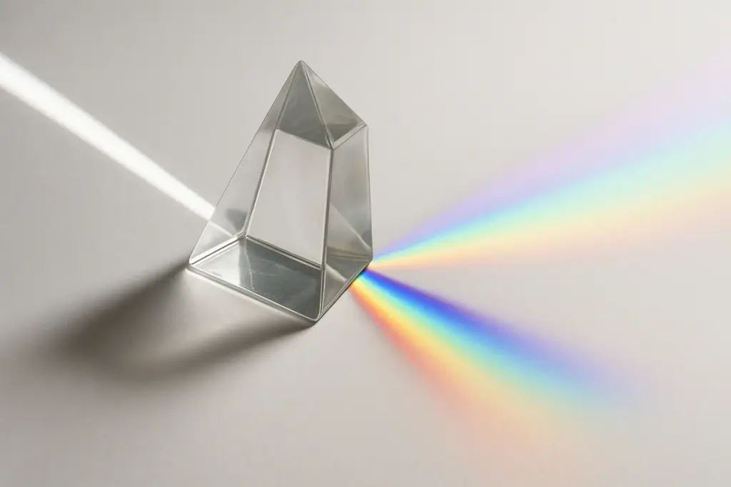 Dispersion à travers un Prisme Optique