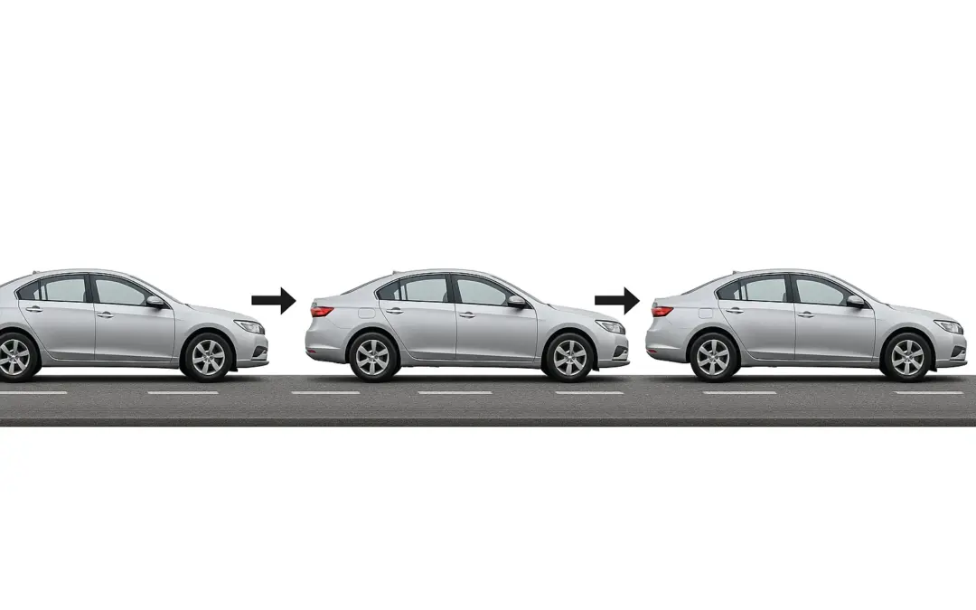 Étude du mouvement d&rsquo;une voiture