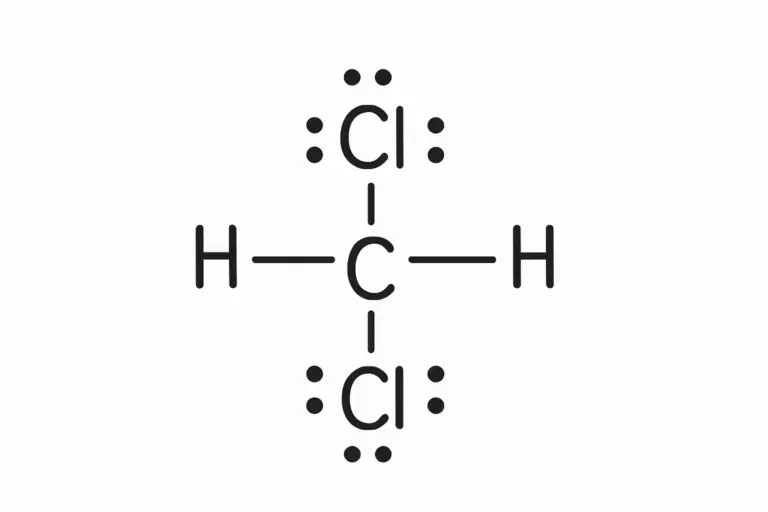 Structure de Lewis du CH2Cl2