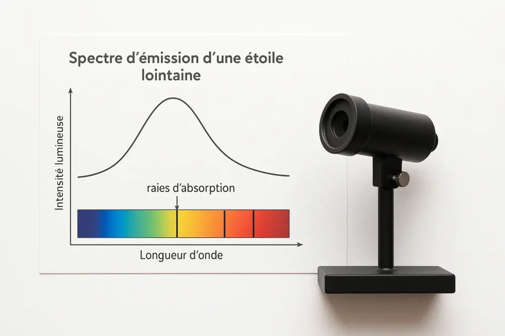 Analyse du Spectre d'Émission d'une Étoile