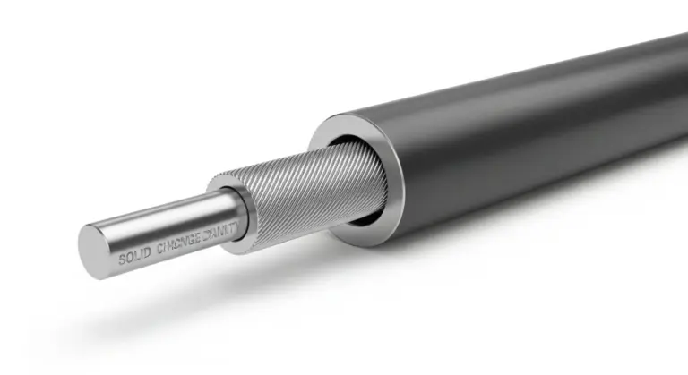 Différence de Potentiel dans un Câble Cylindrique