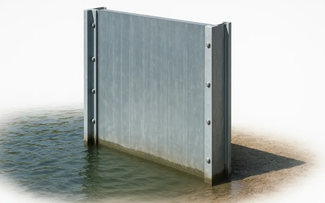 Calcul de la pression de l’eau sur un batardeau