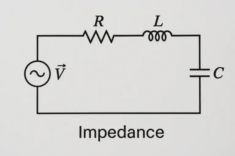 Calcul de l'impédance dans un circuit RLC