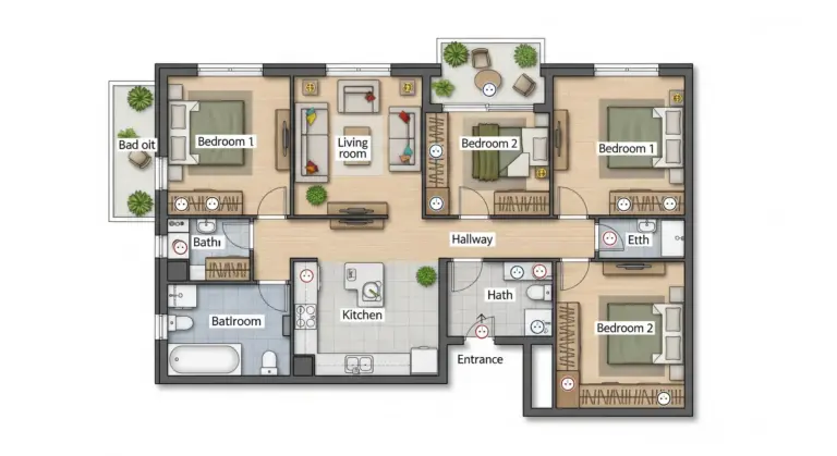 Calcul du Nombre de Prises dans une Maison