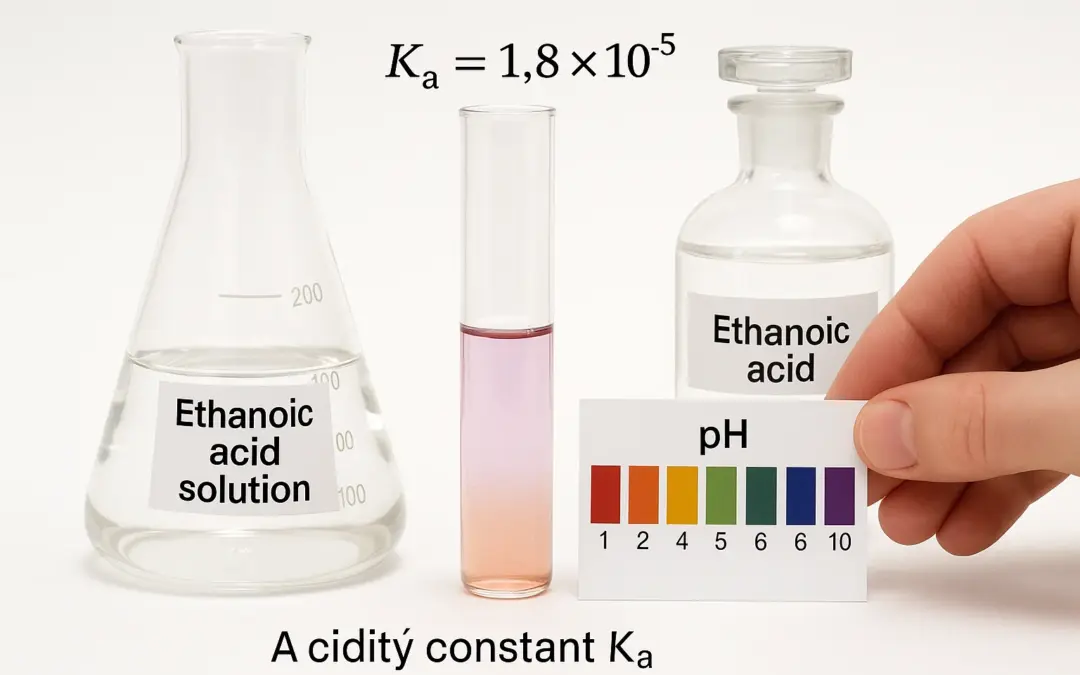 PH d&rsquo;une solution d&rsquo;acide éthanoïque