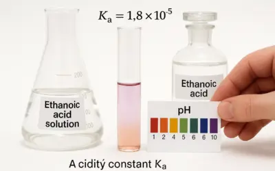 PH d’une solution d’acide éthanoïque