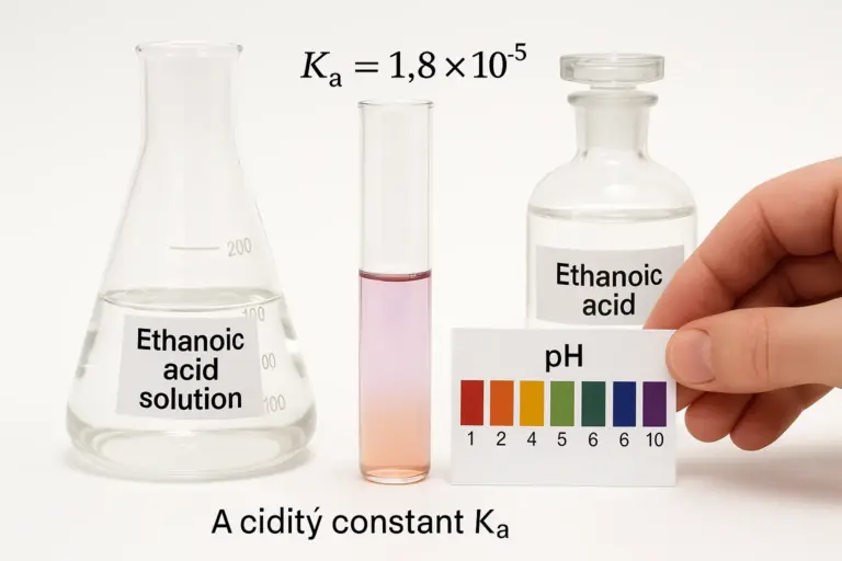 PH d'une solution d'acide éthanoïque