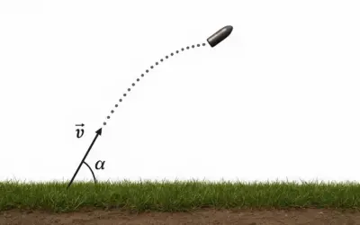 Lancement oblique d’un projectile