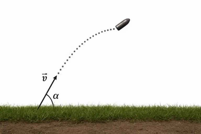 Lancement oblique d’un projectile