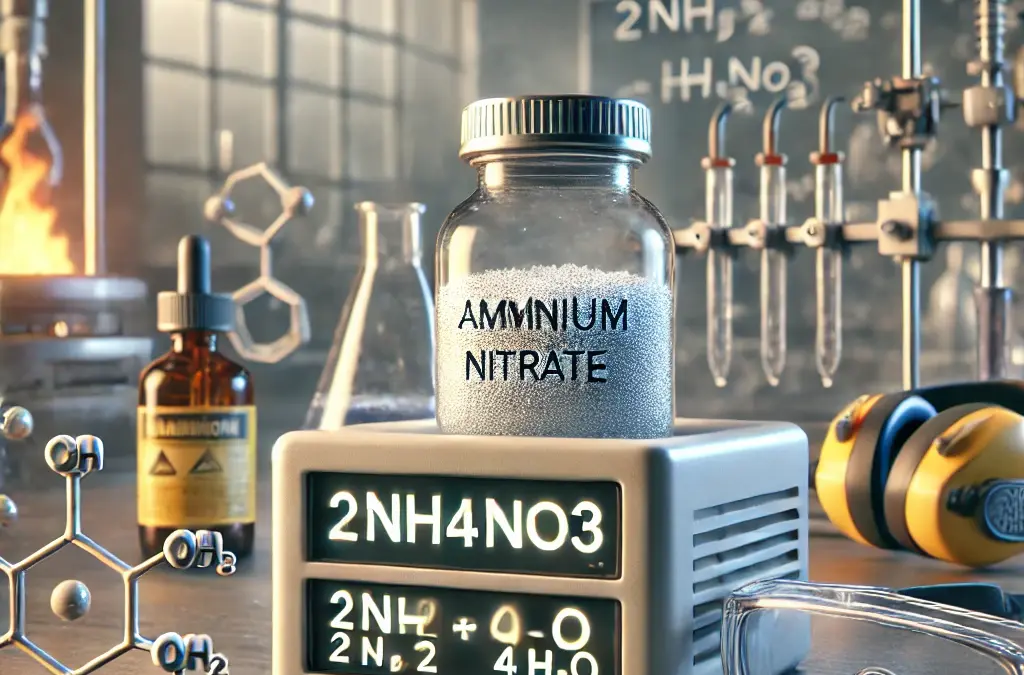 Décomposition thermique du nitrate d’ammonium
