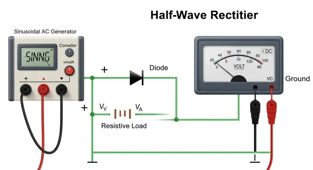 Circuit de Redressement Simple à Diode exercices électricité