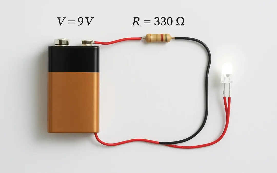 Calcul de l&rsquo;Intensité dans un Circuit LED