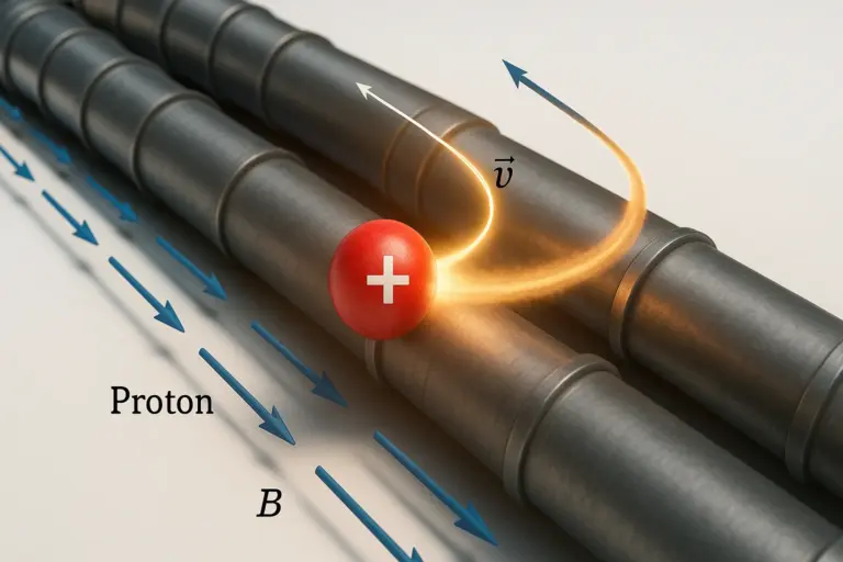 Calcul de la Force Magnétique sur un Proton