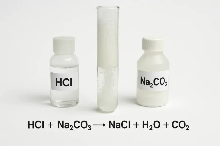 Réaction Chimique Acide et Carbonate