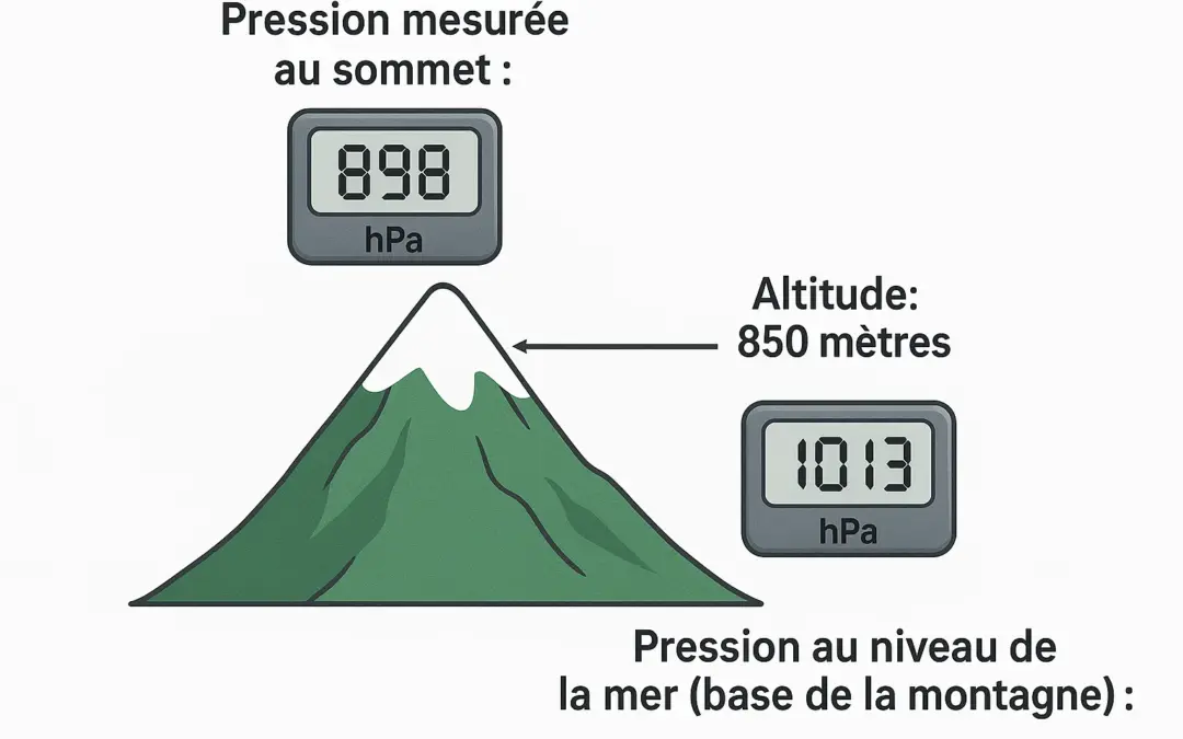 Calcul de la pression atmosphérique
