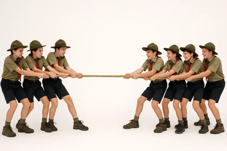 Équilibre des Forces dans un Jeu Scout
