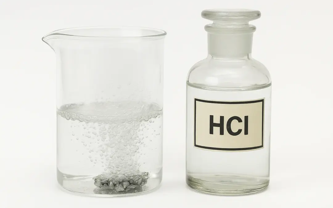 Réaction Zinc-Acide Chlorhydrique