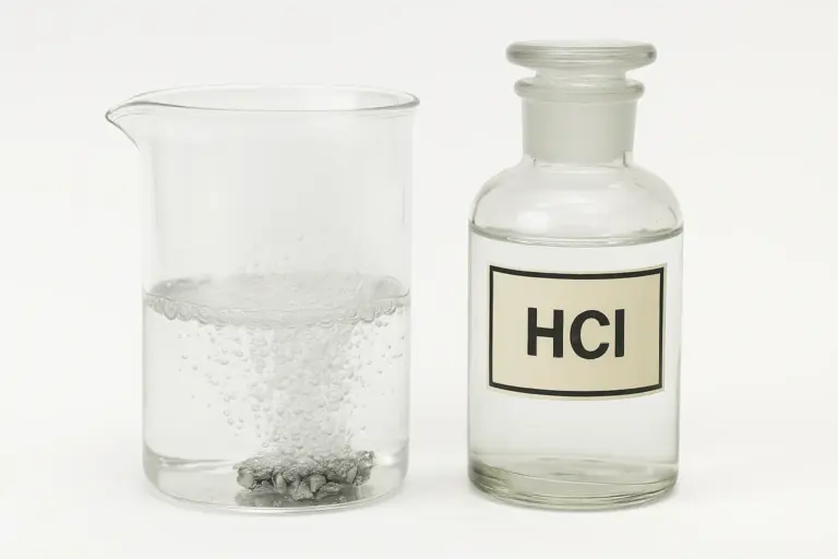 Réaction Zinc-Acide Chlorhydrique