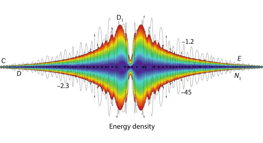 Calcul de la densité moyenne d'énergie