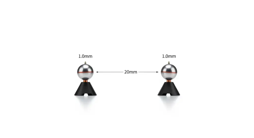 Calcul de la constante k de Coulomb
