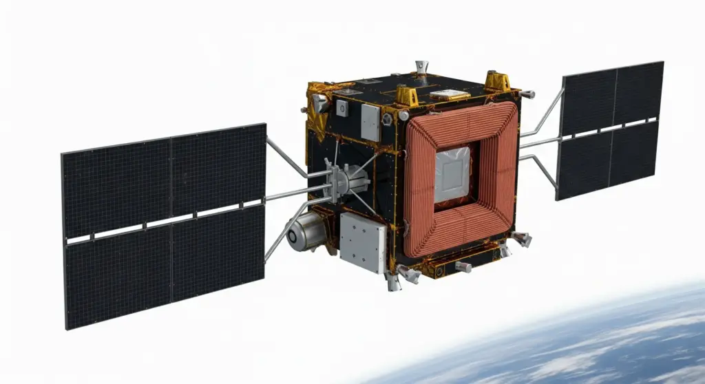 Orientation Satellite via Dipôle Magnétique exercices électricité
