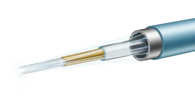 Fibres Optiques avec les Équations de Maxwell