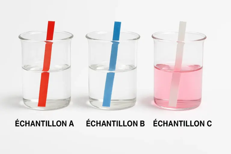 Identifier le pH avec Tournesol et Phénolphtaléine