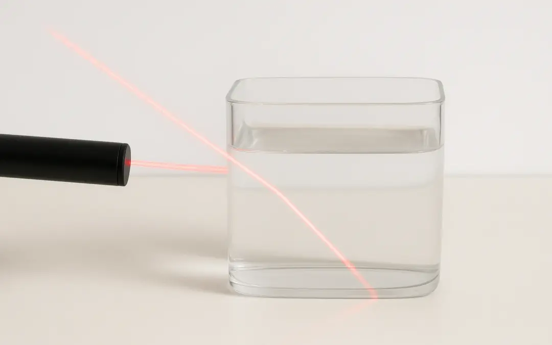 Mesurer la Réfraction à la Surface de l’Eau