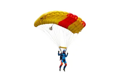 Calcul de la vitesse d’un parachutiste